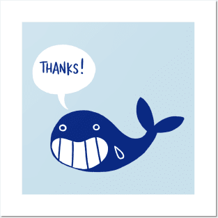 Grateful Whale Posters and Art